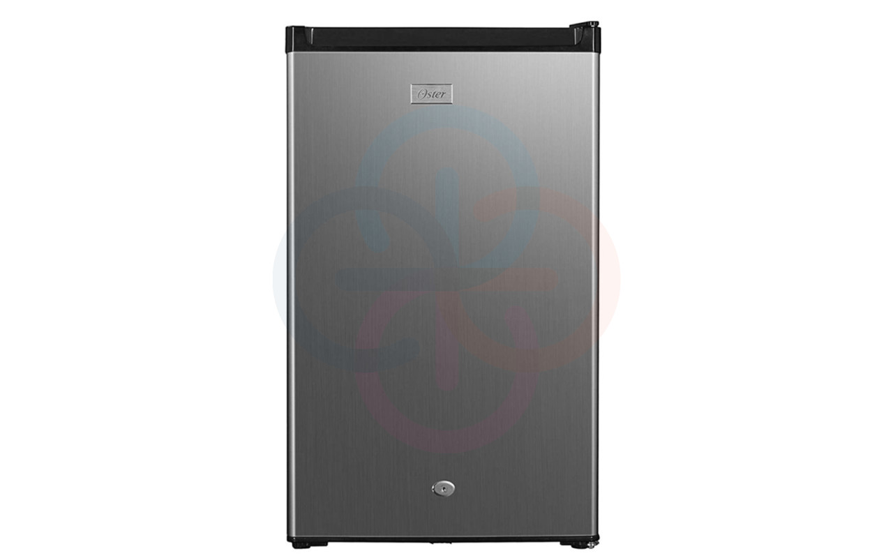 Nevera 19” ejecutiva, Oster 4.3 pies cubicos, Gris.