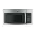 Microondas GE 30" con extractor integrado 1.6 pies cúbicos, acero inoxidable.
