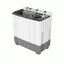 Lavadora semiautomática Oster, 48 libras, blanco.