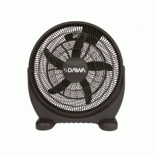 Abanico portatil Daiwa 20”, negro.