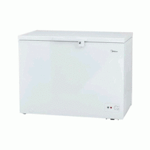 Freezer Midea Horizontal, 11 pies cúbicos, blanco.