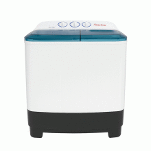 Lavadora semiautomática American,13 libras, blanco/azul.
