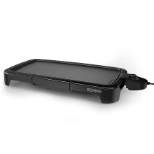 Plancha eléctrica de tamaño familiar Black+Decker, Negro.