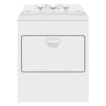 Secadora eléctrica Whirlpool, carga frontal 29”, 40 libra, Blanco.