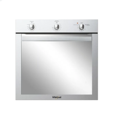 Horno de gas Whirlpool, individual empotrable 24”, acero.