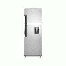 Nevera Whirlpool 24" congelador arriba ("Top Freezer") 10 pies cúbicos, acero.