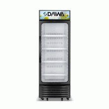 Exhibidor vertical Daiwa de 9 pies cubicos.