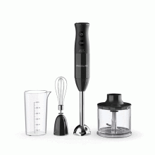 Batidora de inmersión Frigidaire, Negro.