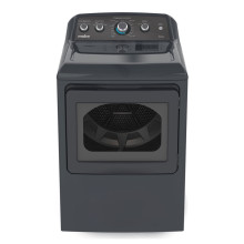 Secadora a gas Mabe, carga frontal 30", 48 libras, Negra.