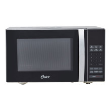 Microonda Oster 16" independiente, 0.9 pies cubicos, Gris.