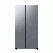Nevera Samsung 36" lado a lado ("Side by side") 20 pies cúbicos inverter, Acero.