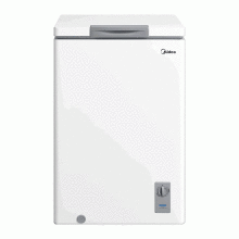 Freezer Midea horizontal 24”, 5 pies cúbicos, blanco.