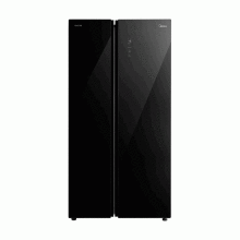 Nevera Midea 36” lado a lado (”Side by side”) 20 pies cúbicos, Negro.