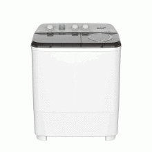Lavadora semiautomática Acros, 30” 17 libras, blanco.