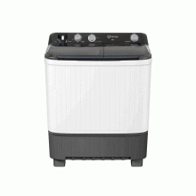 ‌‌‌Lavadora semiautomática Cetron, 29”, 19 libras, Blanco/Gris.