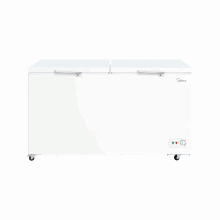 Freezer Midea horizontal 83”, 25 pies cúbicos, blanco.