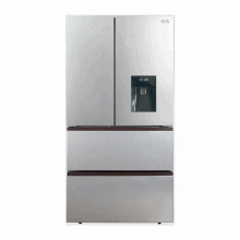 Nevera GRS 33” Puerta francesa (“French Door”), 17 pies cúbicos, acero.