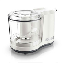 Procesador de alimentos Black+Decker, 1 velocidad, blanco. 