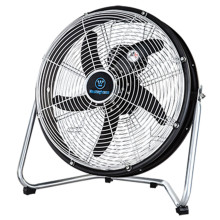 Abanico de piso industrial Westinghouse 14", Negro y Plata.