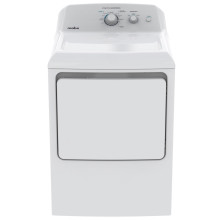 Secadora a gas Mabe, carga frontal 27", 40 libras, blanco.