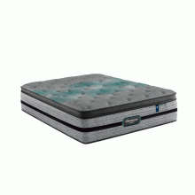 Juego Colchón Simmons Black Support, Twin Size.