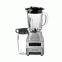 Licuadora con jarra BLACK+DECKER, 12 velocidades, gris.