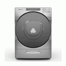 Lavadora / Secadora Whirlpool Inverter Carga Frontal gris.