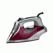 Plancha a vapor BLACK+DECKER, Gris/Rojo.