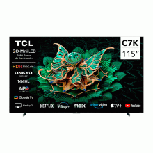Televisor TCL 115’’, ¨Smart¨, Premium QD-MiniLED.
