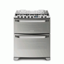 Estufa Frigidaire, gas independiente 30", 5 hornillas, Acero.