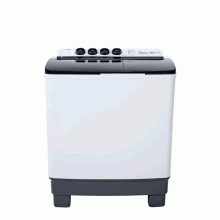 Lavadora semiautomatica Midea  35”, 28 libras, Gris.
