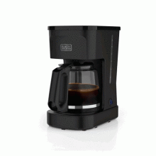 ‌‌Cafetera de 12 tazas BLACK+DECKER, Negro.