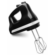 Batidora KitchenAid de mano de 5 velocidades, negro.