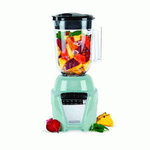 Licuadora con jarra BLACK+DECKER, 8 velocidades, Verde.