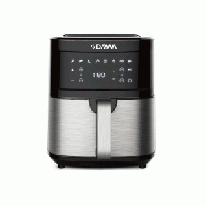 ‌Freidora de aire eléctrica de 9 litros Daiwa, Negro.