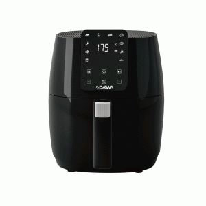 ‌Freidora de aire eléctrica de 5.0 litros Daiwa, Negro.
