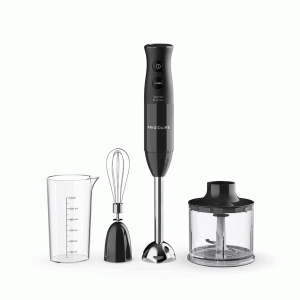 Batidora de inmersión Frigidaire, Negro.