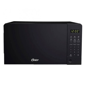 Microondas Oster 17” independiente, 0.7 pies cúbicos, negro.