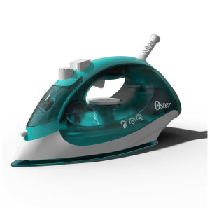 Plancha Oster, a vapor, verde.