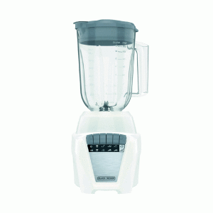 Licuadora con jarra BLACK+DECKER, 8 velocidades, Blanco.