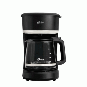 Cafetera de 12 tazas Oster, negro.