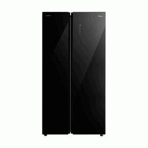 Nevera Midea 36” lado a lado (”Side by side”) 20 pies cúbicos, Negro.