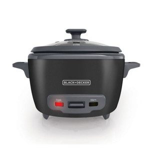 Olla arrocera de 14 tazas Black+Decker, Negro. 