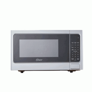Microondas Oster 21” independiente de 1.0 pies cúbicos, gris.