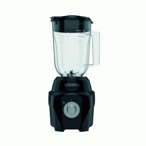 Licuadora con jarra BLACK+DECKER, 2 velocidades, Negro.