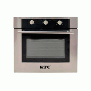 Horno de gas KTC CEC-65QMA75011-RK, individual empotrable 23”, platiado.