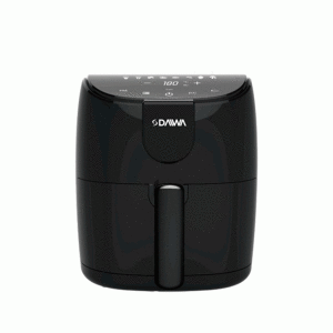 ‌Freidora de aire eléctrica de 5 litros Daiwa, Negro.
