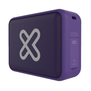 Bocina inalámbrica Klipx con “Bluetooth”, morado.