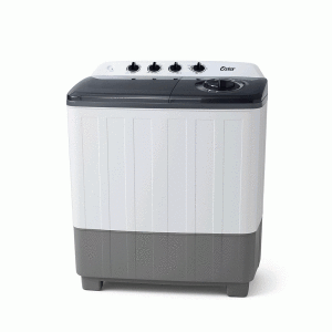 Lavadora semiautomática Oster, 44 libras, blanco.
