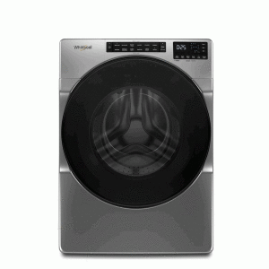 ‌Lavadora carga frontal Whirlpool, 27”, 46 libras, Gris.